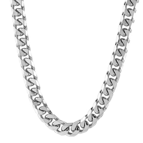 Beveled Cuban Link Necklace (6mm) - 24"