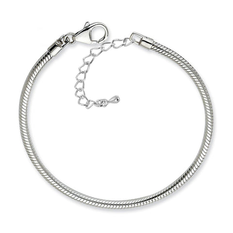 Silver Plated Snake Chain Bracelet