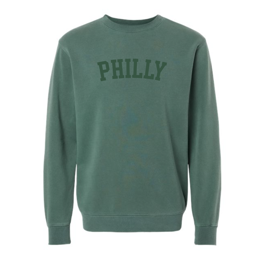 Philly Puff Print Crew Sweatshirt: 2XL