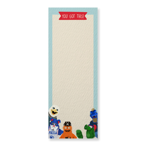 You Got This Philadelphia Sports Mascots, Colorful Notepad