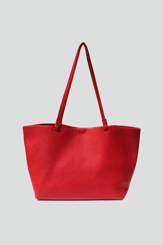 Madeline Minimalist Tote: Red