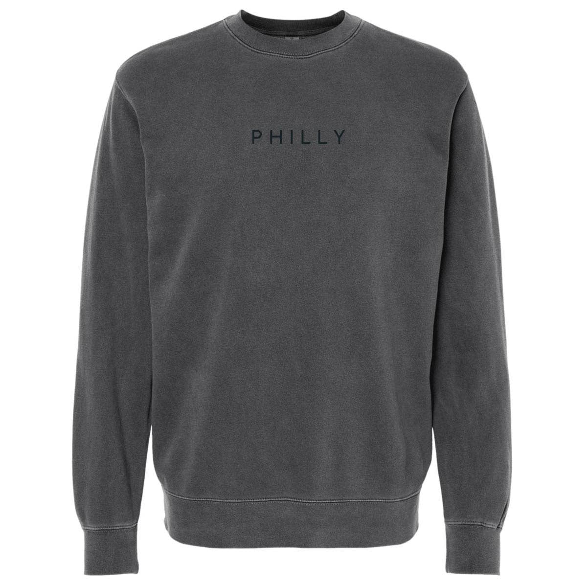 Philly Embroidered Crew Sweatshirt: 2XL