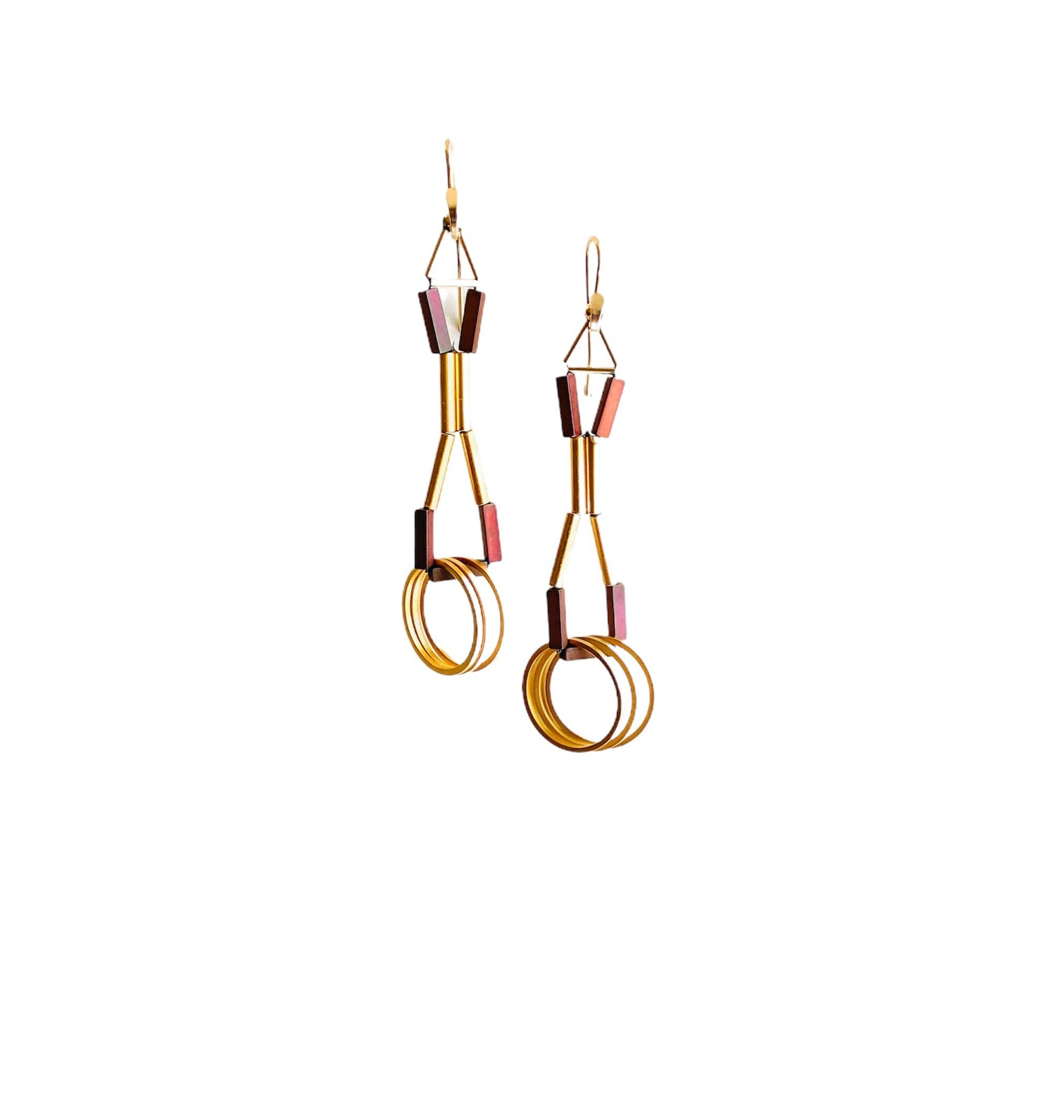 Uni Earrings - Desert Red