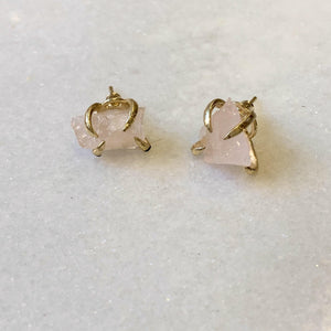 Natural Stone Claw Stud Earrings - Revival Phl